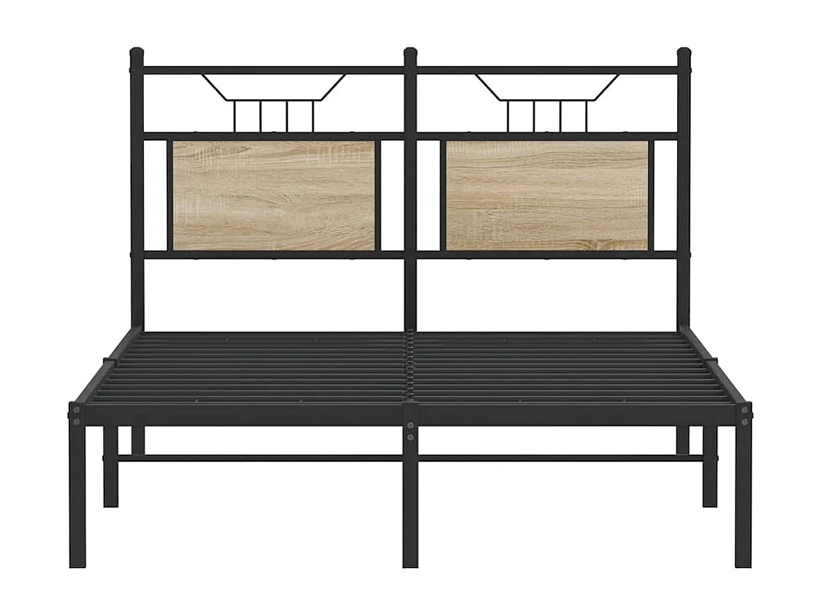 Letto per adulti | Letto singolo | Giroletto senza Materasso Rovere Sonoma 120x190cm in Truciolato