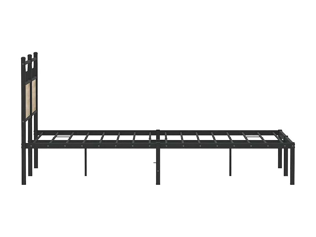 Letto per adulti | Letto singolo | Giroletto senza Materasso Rovere Sonoma 120x190cm in Truciolato