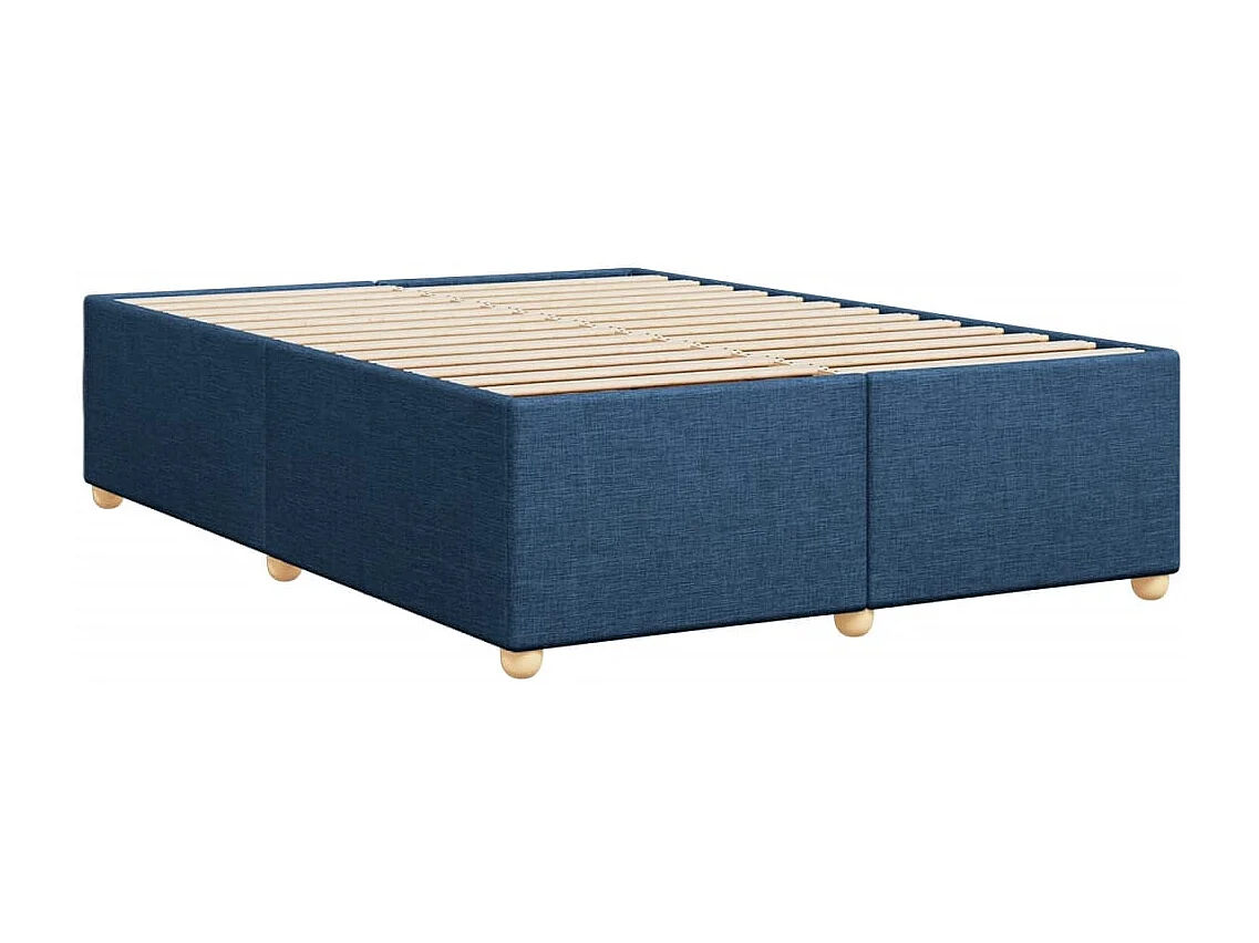Lit double | Lit adulte | Cadre de lit bleu 160x200 cm tissu
