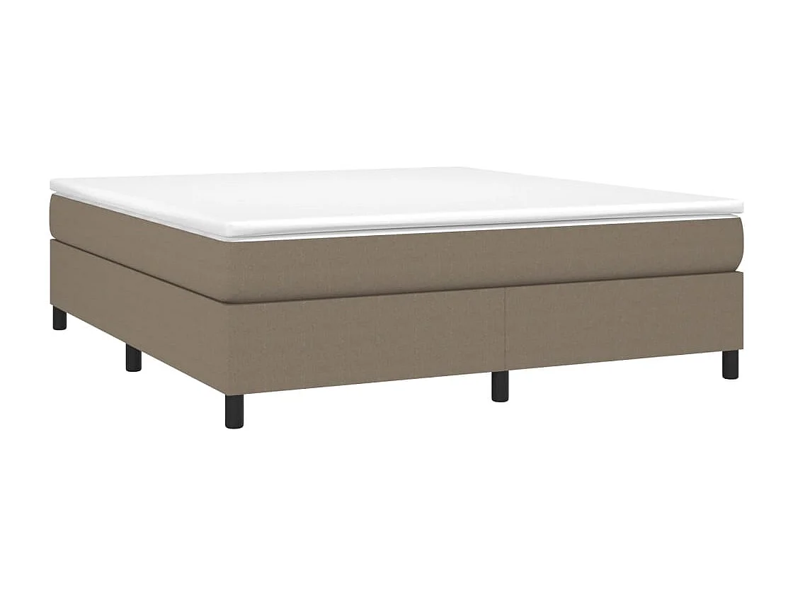 Lit double | Lit adulte | Cadre de lit taupe 180x200 cm tissu