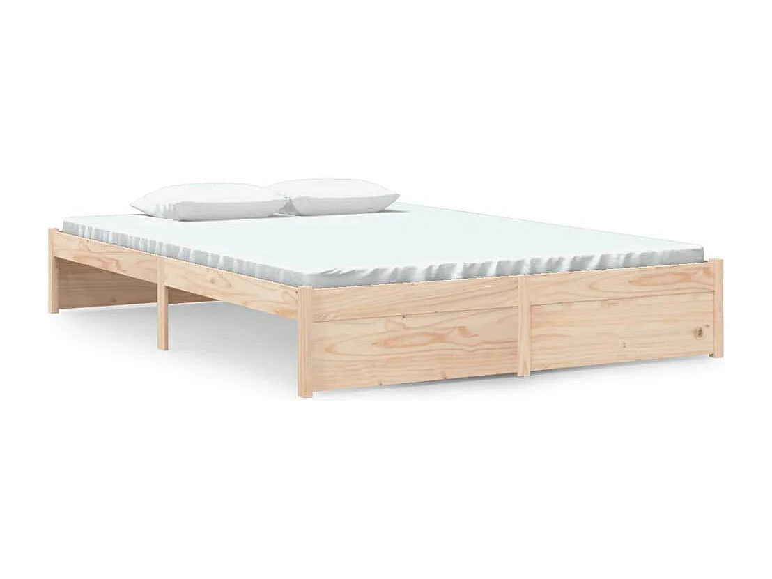 Lit double | Lit adulte | Cadre de lit bois massif 140x190 cm