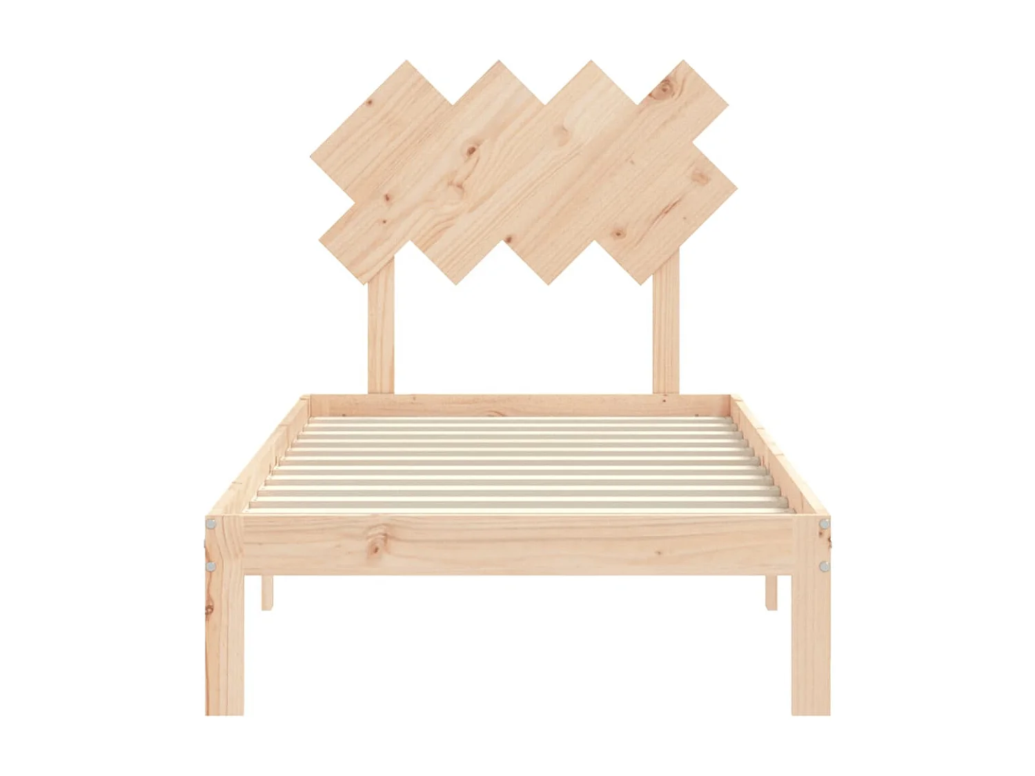 Lit simple | Lit adulte, enfant | Cadre de lit 90x200 cm bois de pin massif