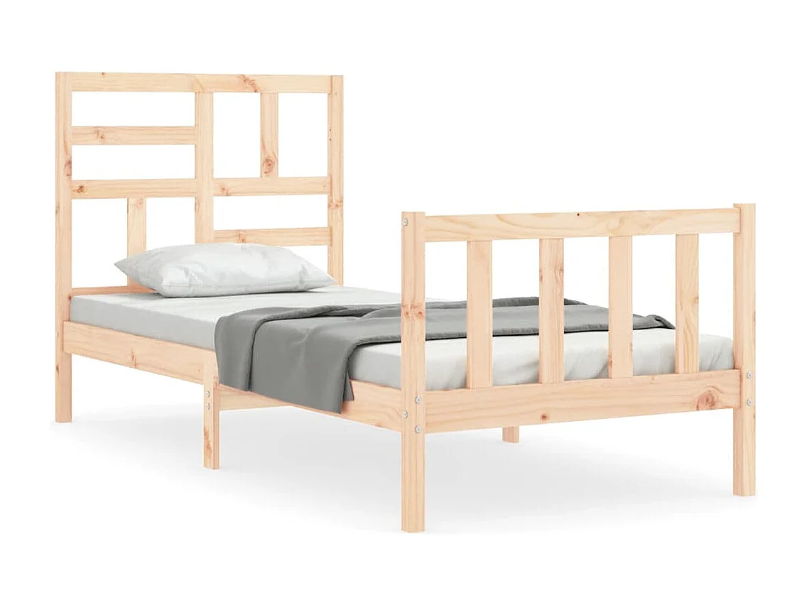 Lit simple | Lit adulte, enfant | Cadre de lit 100x200 cm bois massif de pin
