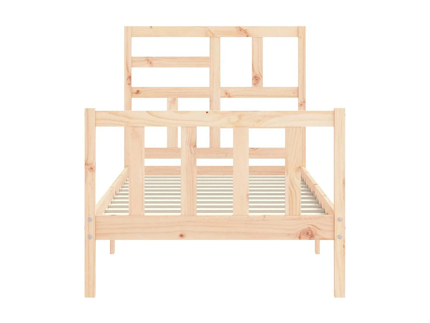 Lit simple | Lit adulte, enfant | Cadre de lit 100x200 cm bois massif de pin