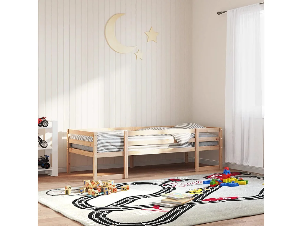 Lit simple | Lit enfant | Cadre de lit pour enfants 80x200 cm pin massif