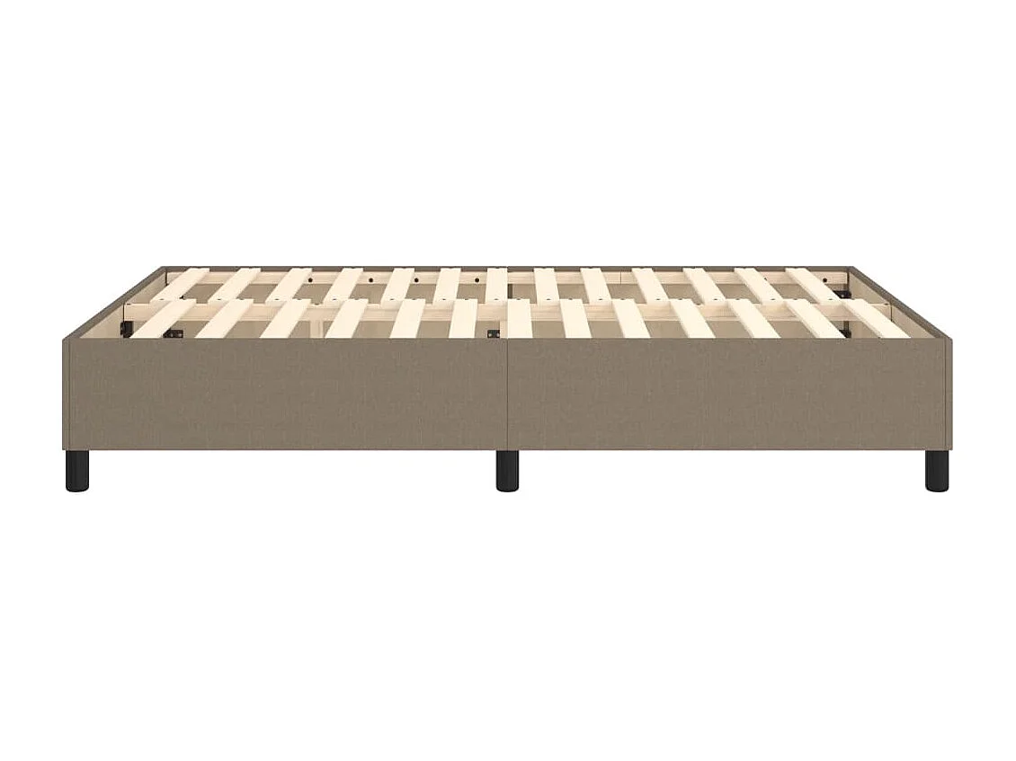 Lit double | Lit adulte | Cadre de lit taupe 140x190 cm tissu