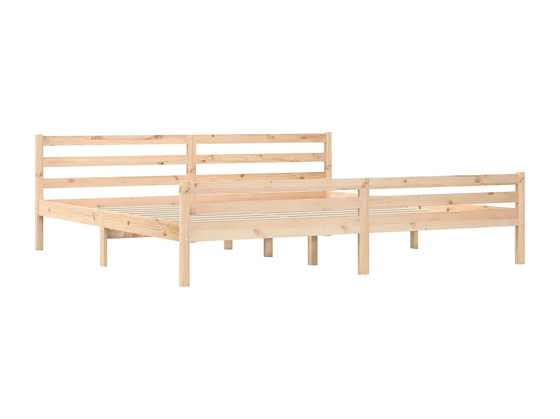 Lit double | Lit adulte | Cadre de lit bois massif 200x200 cm