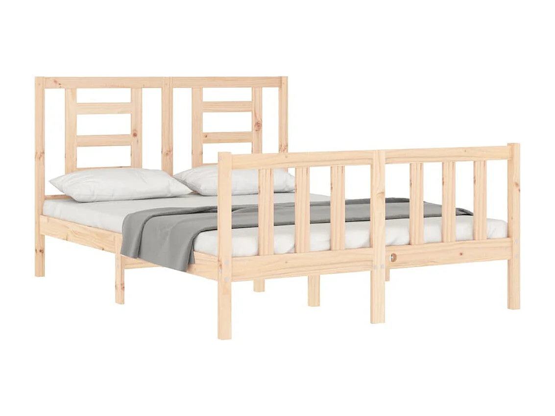 Lit simple | Lit adulte, enfant | Cadre de lit bois de pin massif 120x190 cm