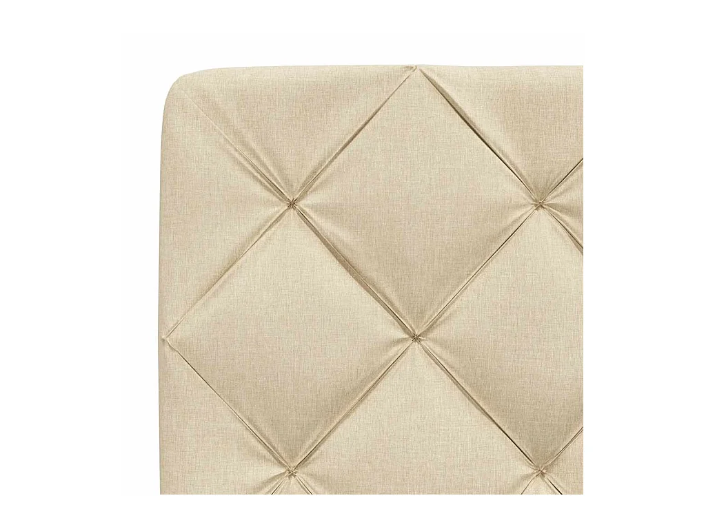 Letto per adulti | Letto singolo | Giroletto senza Materasso Crema 80x200 cm in Tessuto