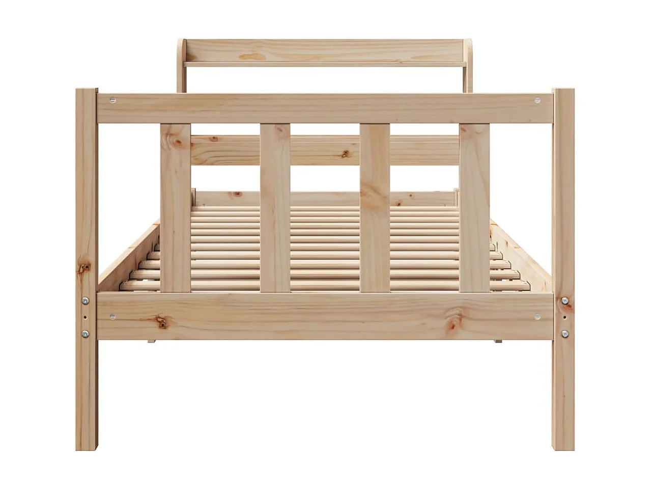 Lit simple | Lit adulte, enfant | Cadre de lit 90x200 cm bois de pin massif