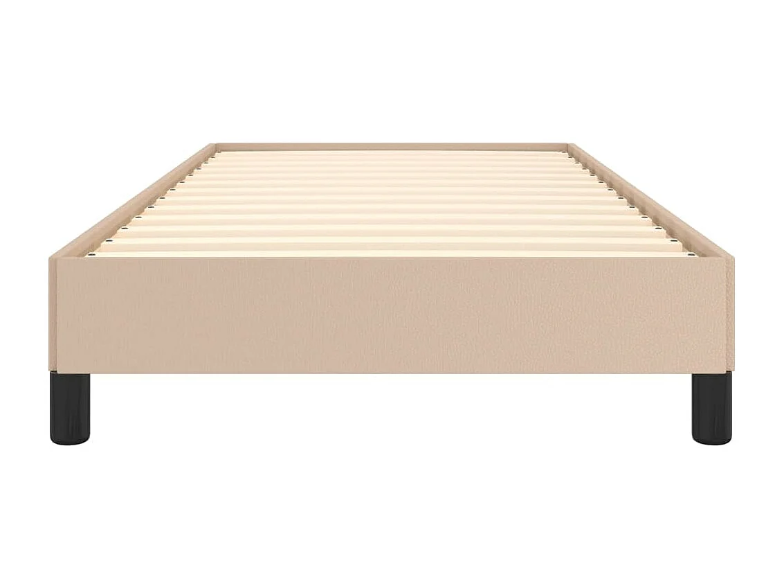 Lit simple | Lit adulte, enfant | Cadre de lit cappuccino 90x200 cm similicuir