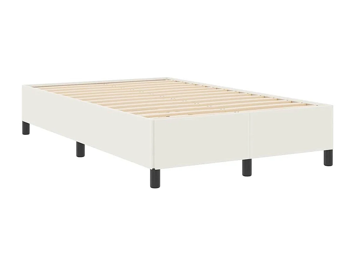 Lit simple | Lit adulte, enfant | Cadre de lit Crème 120x200 cm Tissu en velours côtelé
