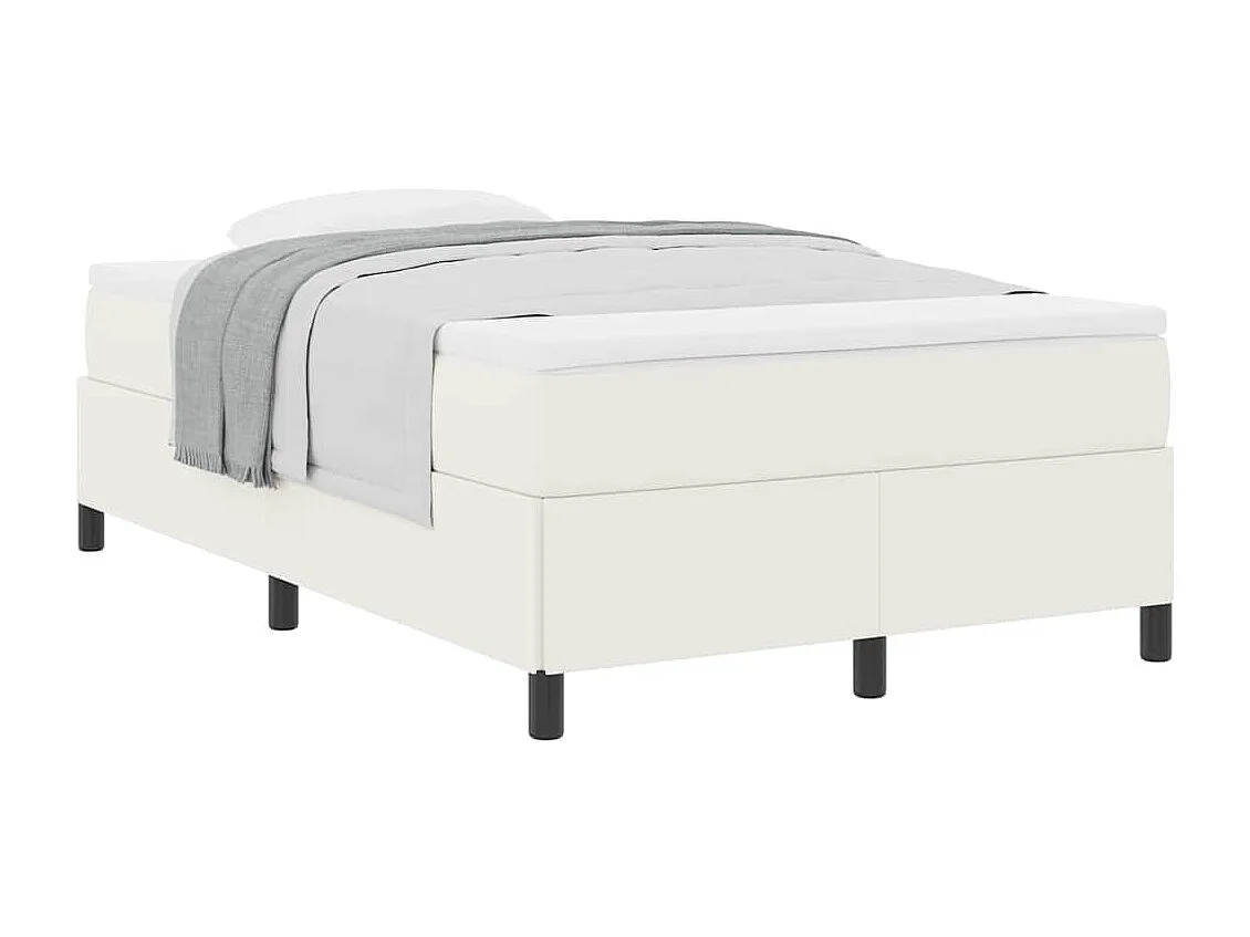 Lit simple | Lit adulte, enfant | Cadre de lit Crème 120x200 cm Tissu en velours côtelé