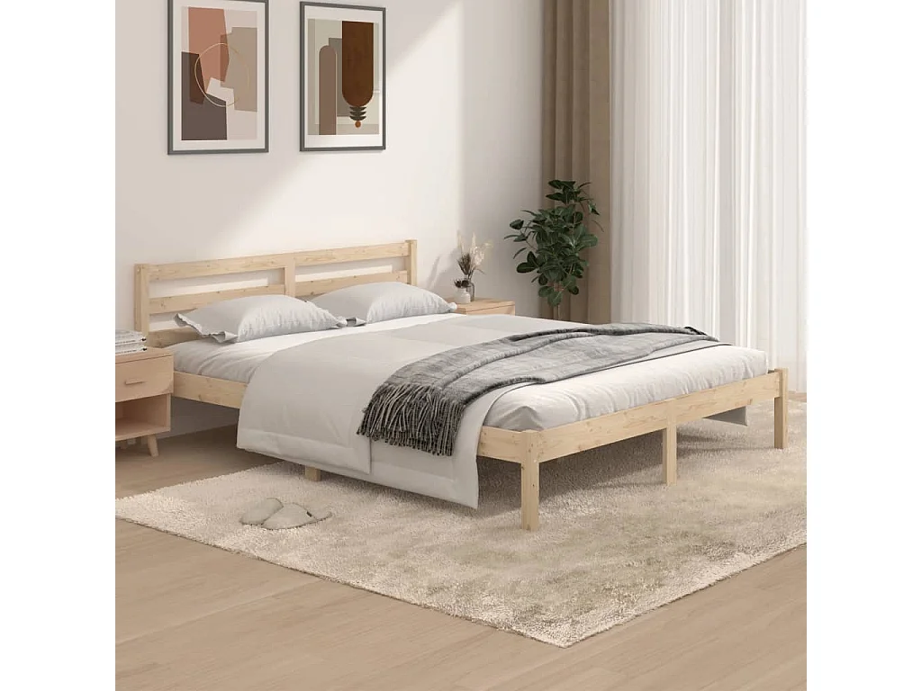 Lit double | Lit adulte | Cadre de lit 150x200 cm