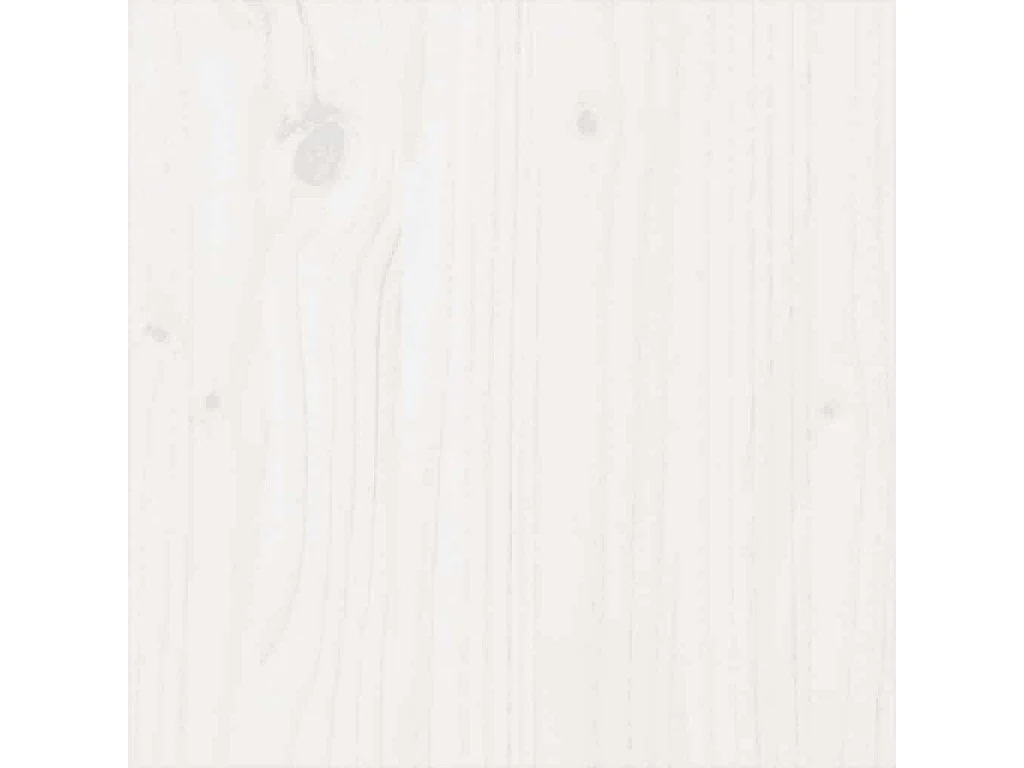 Lit simple | Lit adulte, enfant | Cadre de lit blanc bois massif 120x200 cm