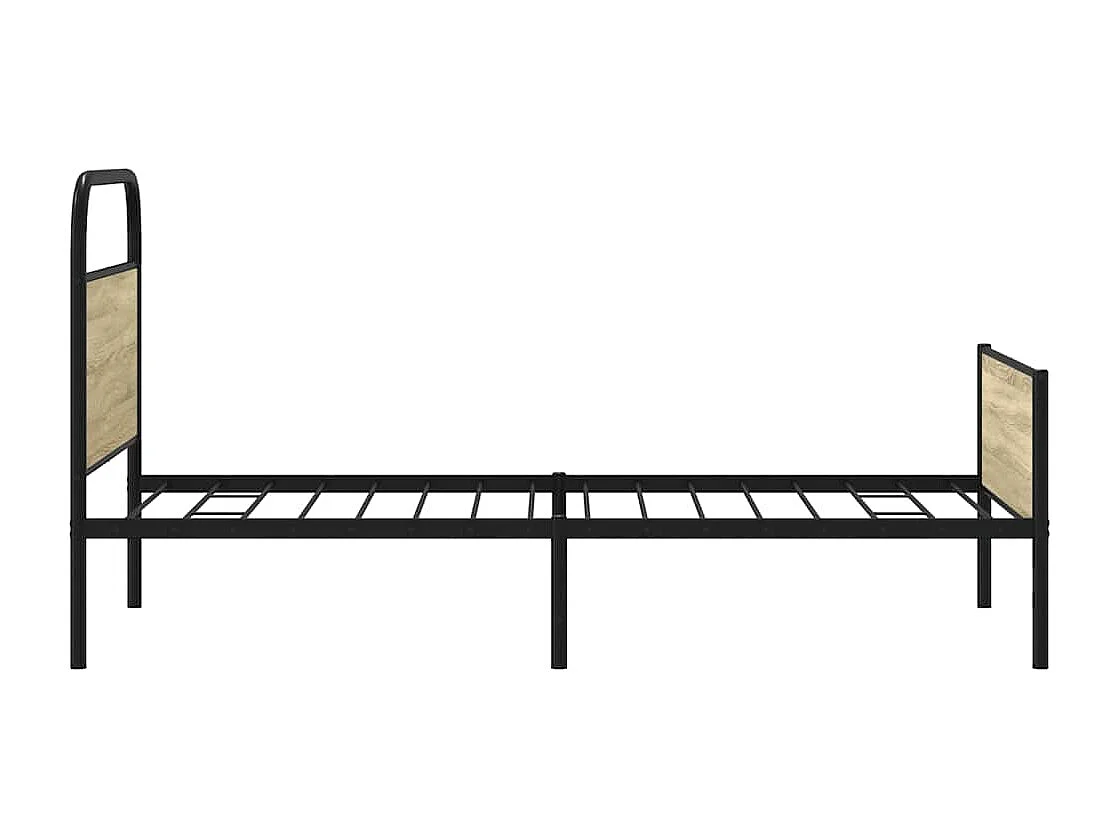 Letto per adulti | Letto singolo | Giroletto senza Materasso Rovere Sonoma 90x190 cm in Truciolato