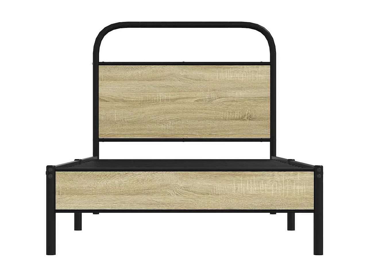 Letto per adulti | Letto singolo | Giroletto senza Materasso Rovere Sonoma 80x200 cm in Truciolato