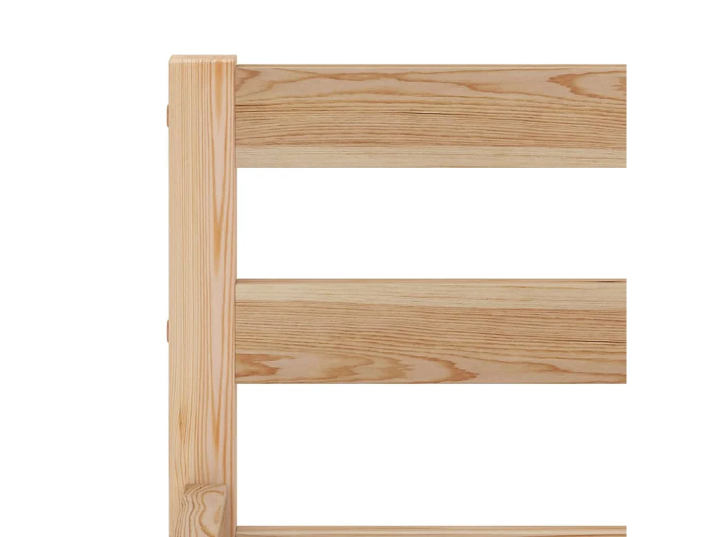 Lit simple | Lit adulte, enfant | Cadre de lit bois massif de pin 100x200 cm