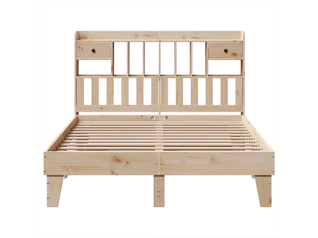 Lit double | Lit adulte | Cadre de lit 140x200 cm bois massif de pin