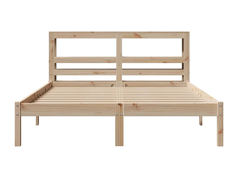 Lit double | Lit adulte | Cadre de lit 160x200 cm bois massif de pin