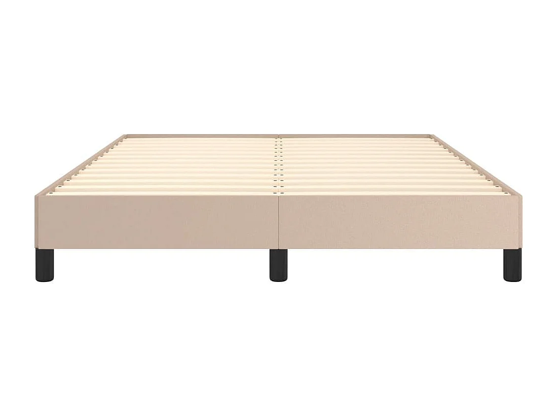 Lit double | Lit adulte | Cadre de lit cappuccino 140x190 cm similicuir
