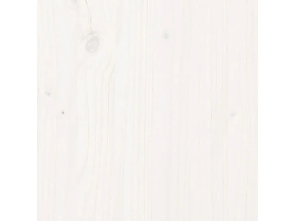 Lit simple | Lit adulte, enfant | Cadre de lit blanc bois de pin massif 120x190 cm