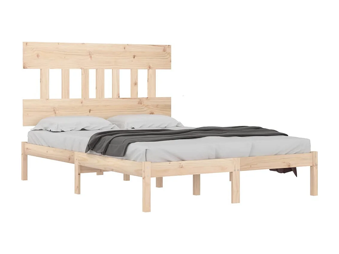 Lit double | Lit adulte | Cadre de lit 200x200 cm bois massif