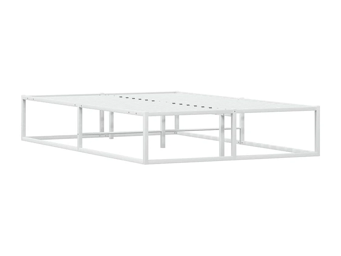 Letto per adulti | Letto singolo | Giroletto senza Materasso Bianco 120x200 cm in Metallo