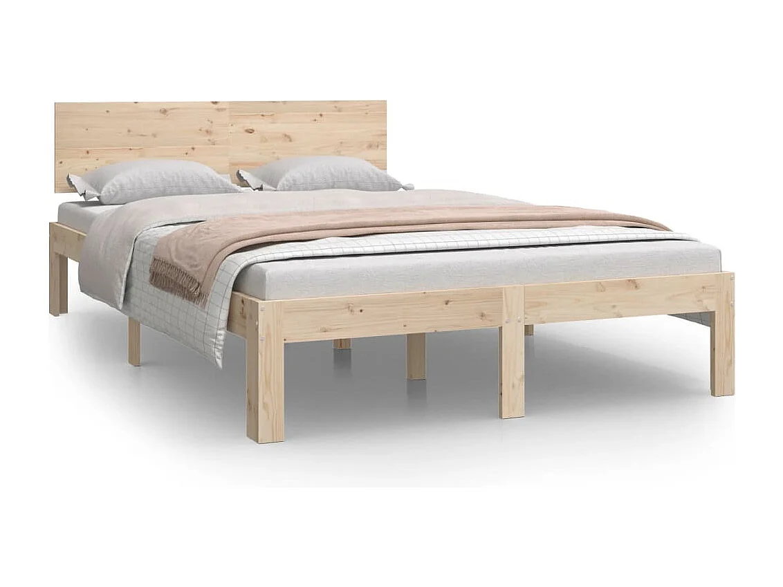 Lit simple | Lit adulte, enfant | Cadre de lit bois de pin massif 120x200 cm