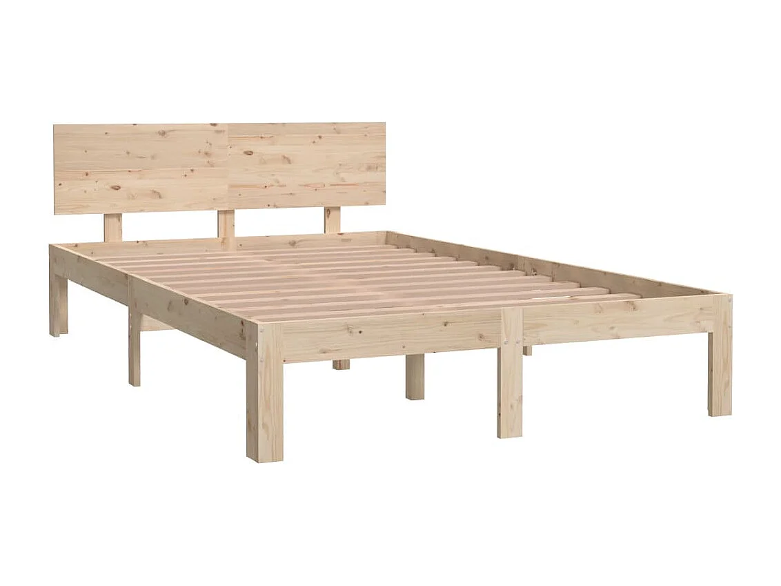 Lit simple | Lit adulte, enfant | Cadre de lit bois de pin massif 120x200 cm