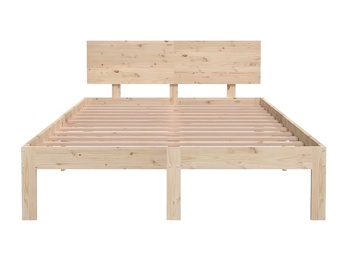Lit simple | Lit adulte, enfant | Cadre de lit bois de pin massif 120x200 cm
