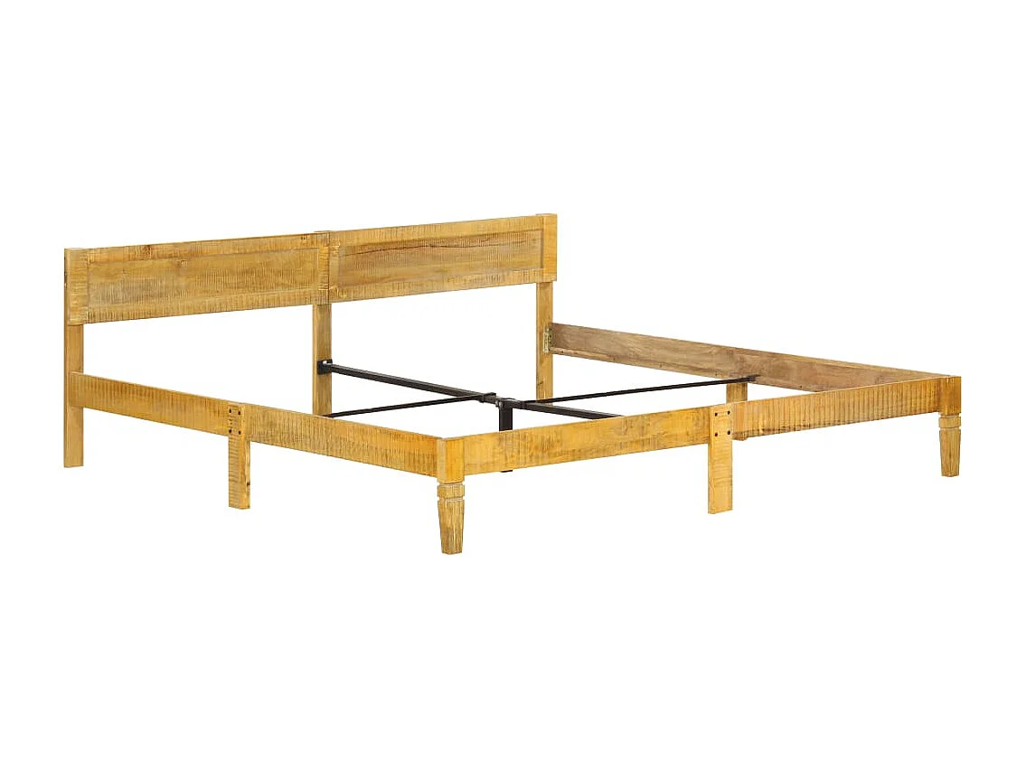 Lit double | Lit adulte | Cadre de lit bois de manguier massif 200 cm
