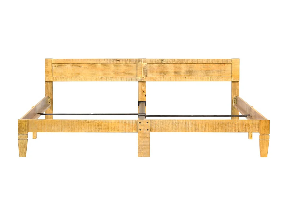 Lit double | Lit adulte | Cadre de lit bois de manguier massif 200 cm