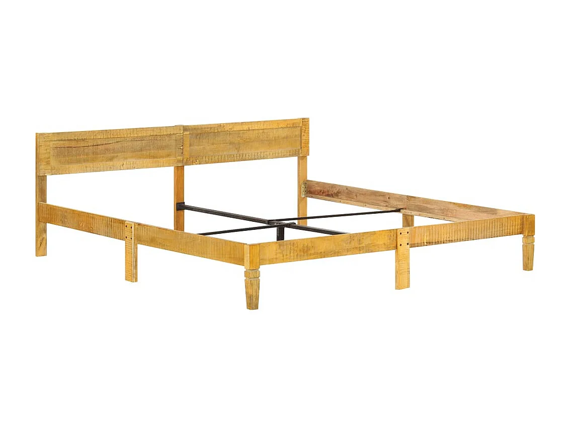 Lit double | Lit adulte | Cadre de lit bois de manguier massif 200 cm