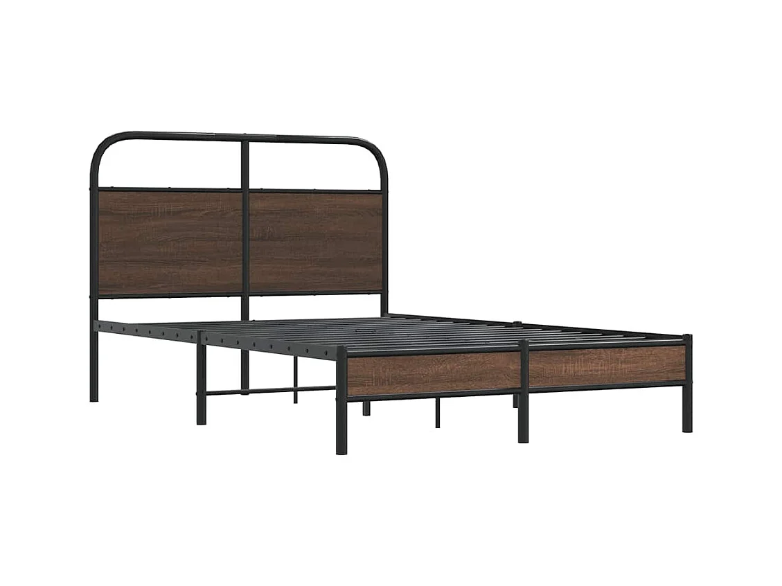 Lit double | Lit adulte | Cadre de lit 140x190 cm chêne marron