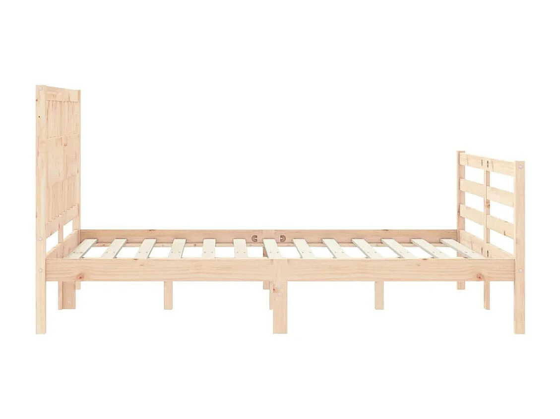 Lit simple | Lit adulte, enfant | Cadre de lit 120x200 cm bois massif