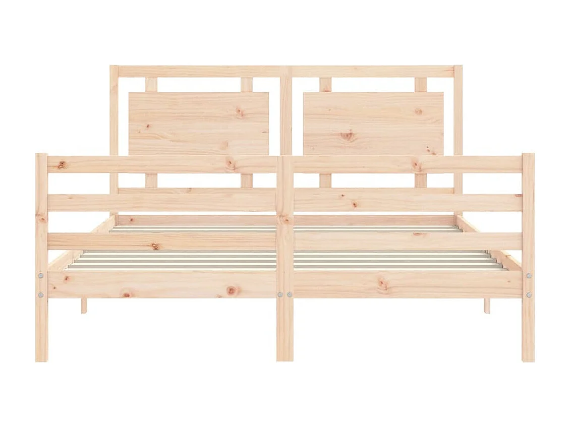 Lit double | Lit adulte | Cadre de lit 160x200 cm bois massif