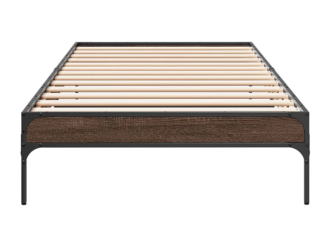 Lit simple | Lit adulte, enfant | Cadre de lit chêne marron 90x190 cm