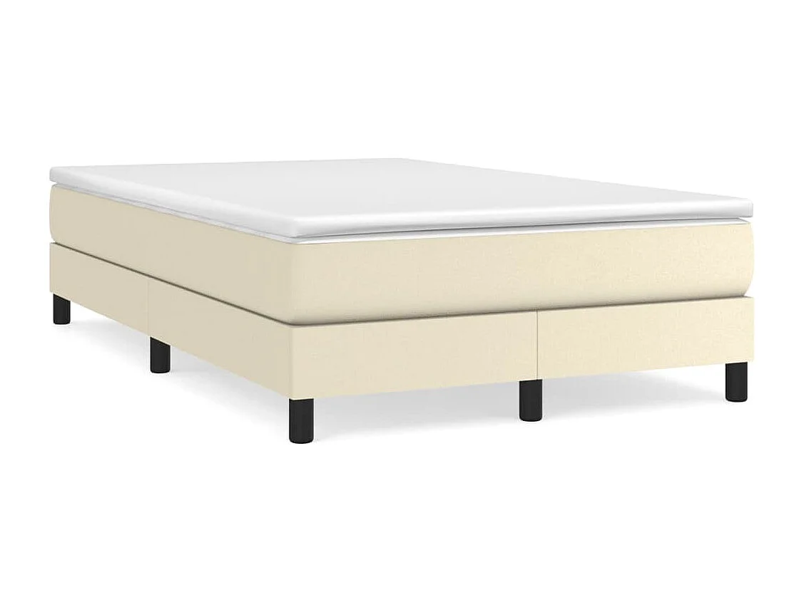 Lit simple | Lit adulte, enfant | Cadre de lit Crème 120x200 cm Similicuir