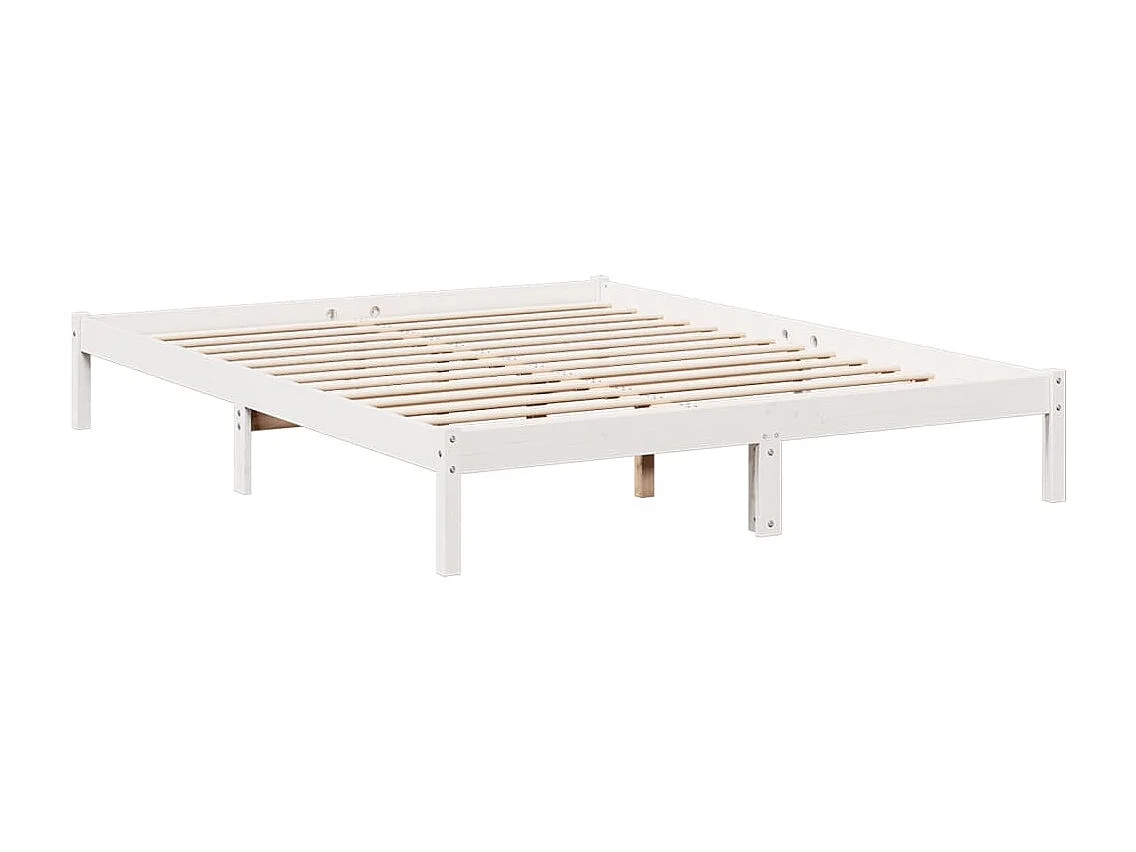 Lit double | Lit adulte | Cadre de lit extra long 160x210 cm bois massif pin