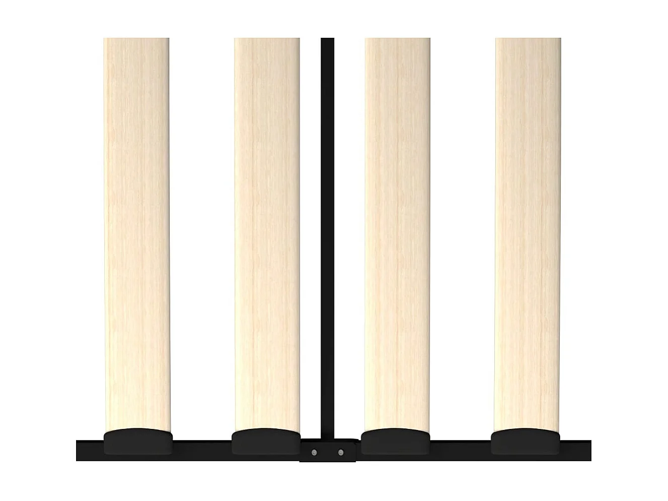 Lit simple | Lit adulte, enfant | Cadre de lit de repos noir métal 90x200 cm