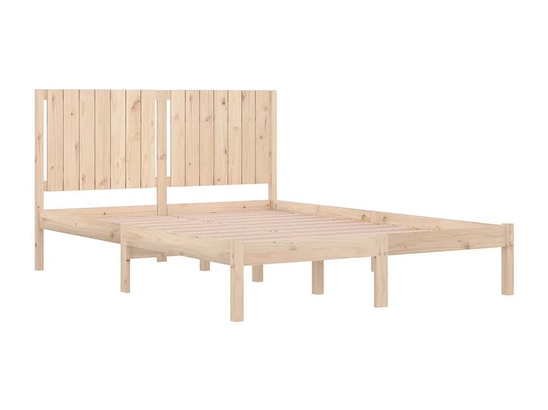 Lit double | Lit adulte | Cadre de lit 160x200 cm bois massif de pin
