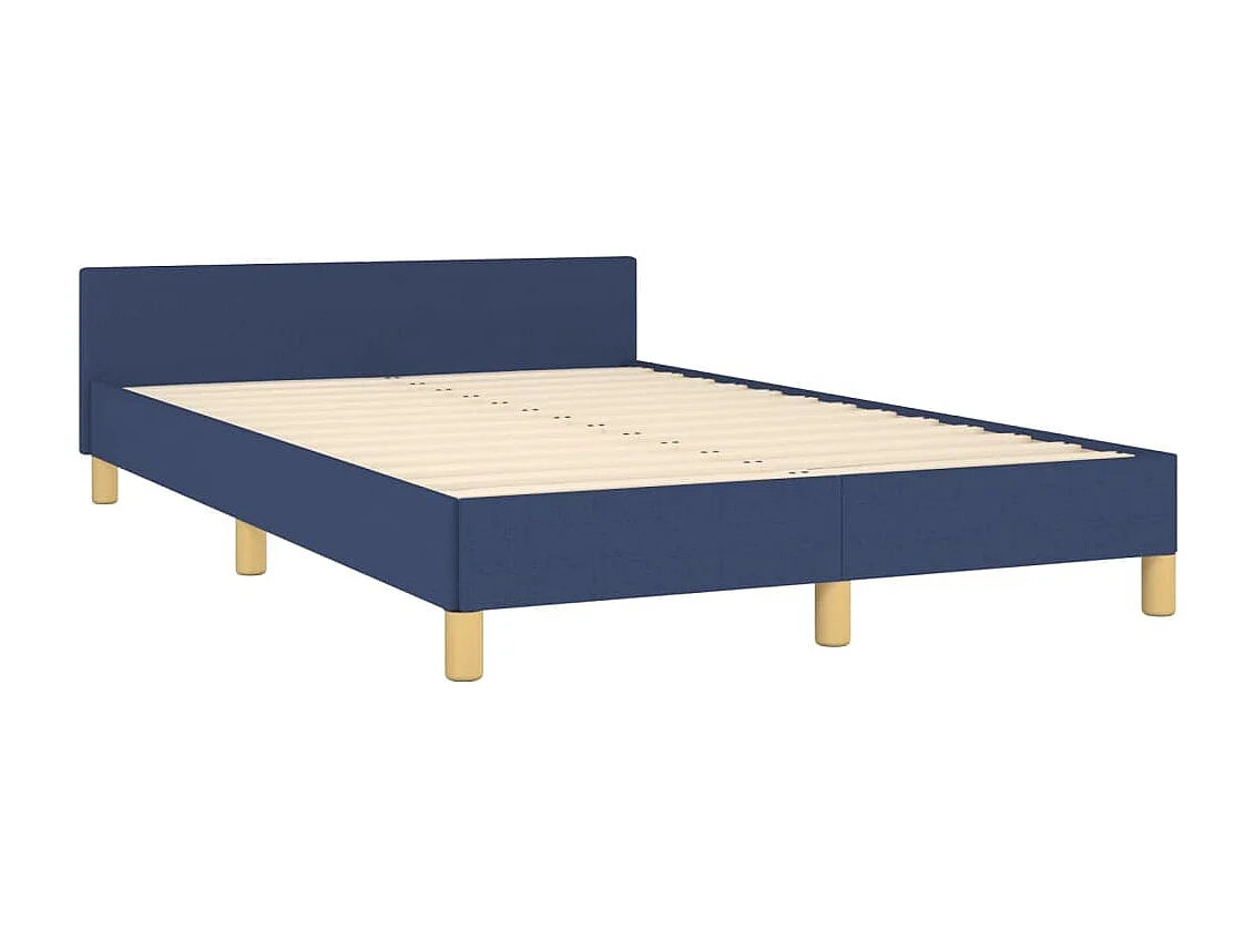 Bedframe | Eenpersoonsbed zonder matras 120x200 cm stof blauw