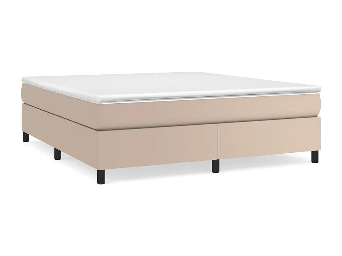 Lit double | Lit adulte | Cadre de lit cappuccino 160x200 cm similicuir