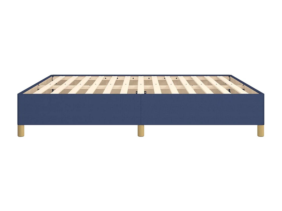 Lit double | Lit adulte | Cadre de lit bleu 160x200 cm tissu