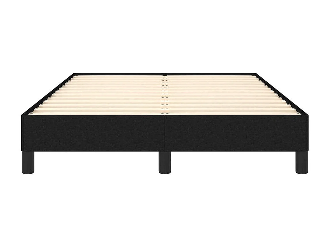 Lit simple | Lit adulte, enfant | Cadre de lit noir 120x190 cm tissu