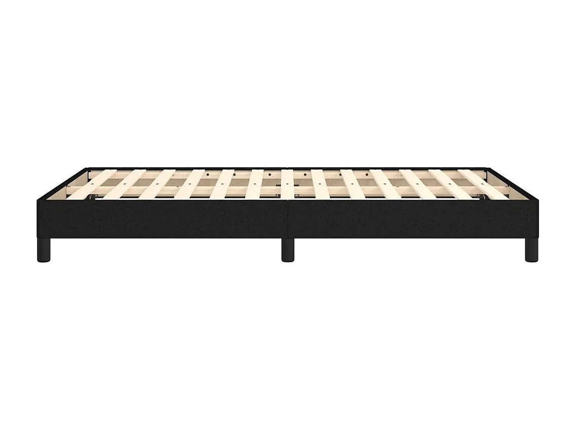 Lit simple | Lit adulte, enfant | Cadre de lit noir 120x190 cm tissu