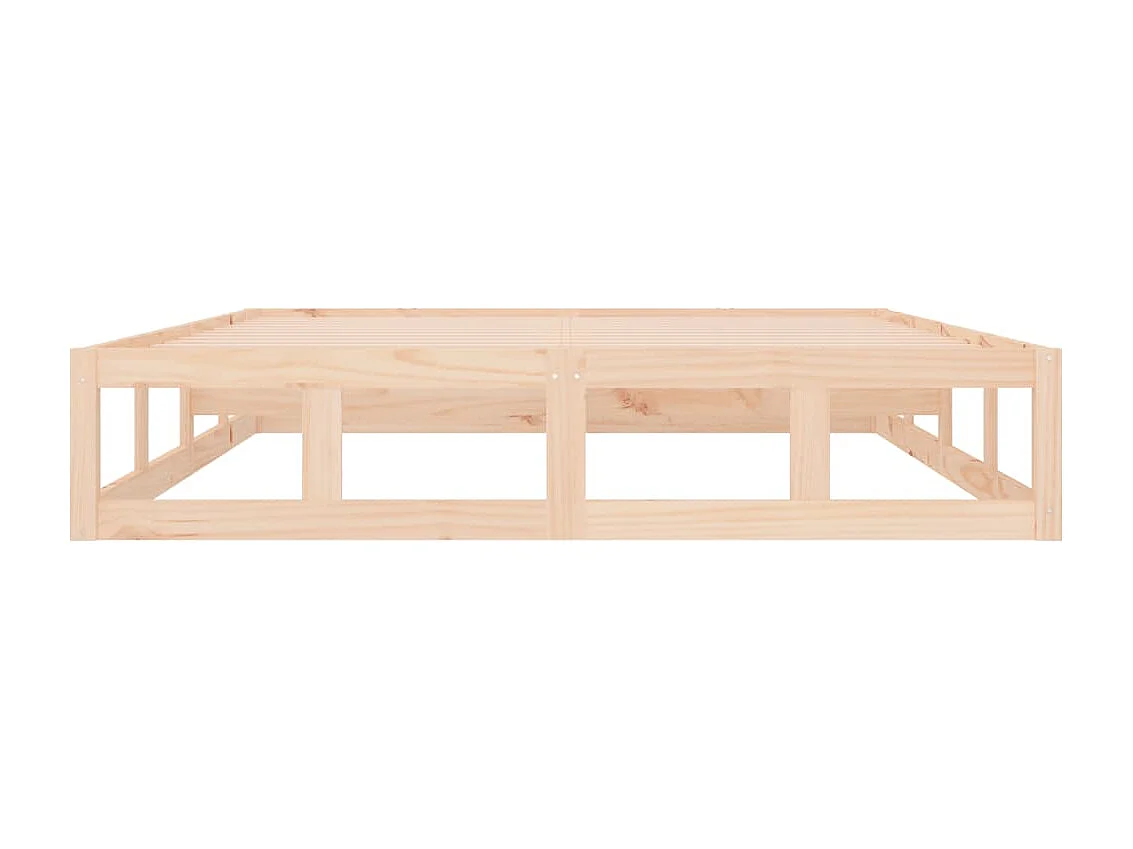 Bedframe | Eenpersoonsbed massief hout 120x200 cm