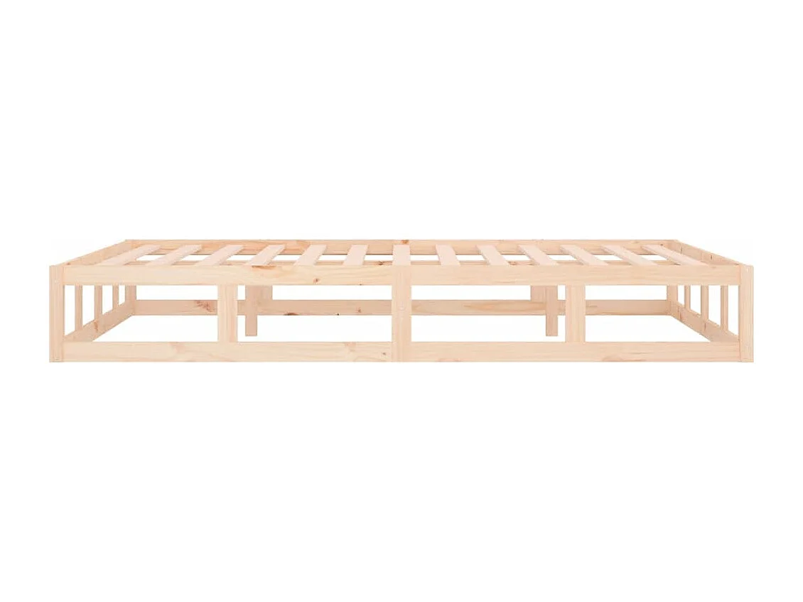 Bedframe | Eenpersoonsbed massief hout 120x200 cm