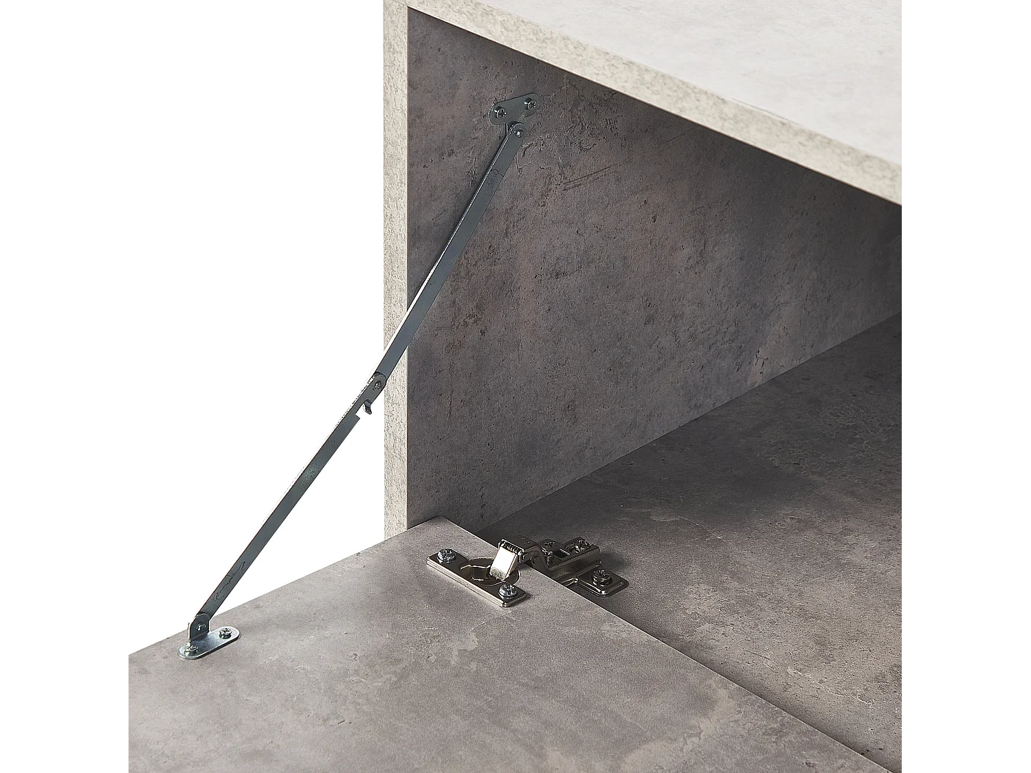 TV-meubel HALSTON Grijs beton-effect